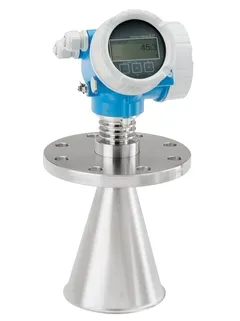 Micropilot FMR54 with horn antenna on flange