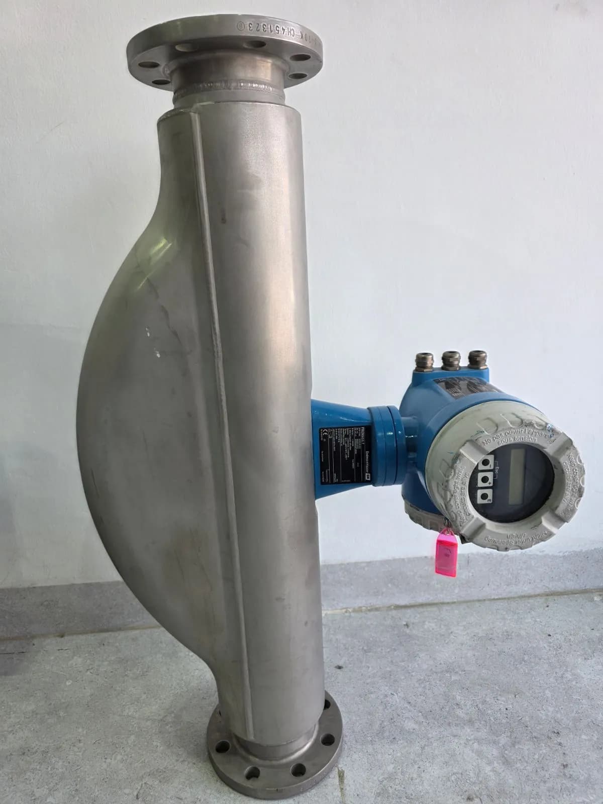 Endress+Hauser Promass 80F Coriolis mass flowmeter — DN 80 · JIS 10K unit in Barmaan's warehouse