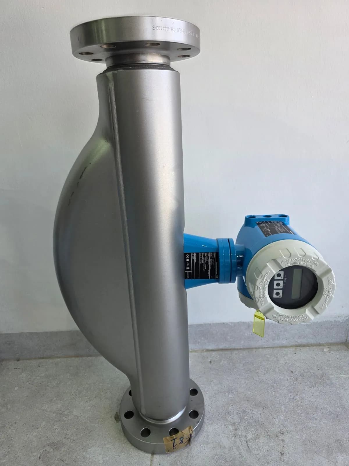 Endress+Hauser Promass 80F Coriolis mass flowmeter — 3" · ASME B16.5 Class 300 unit in Barmaan's warehouse