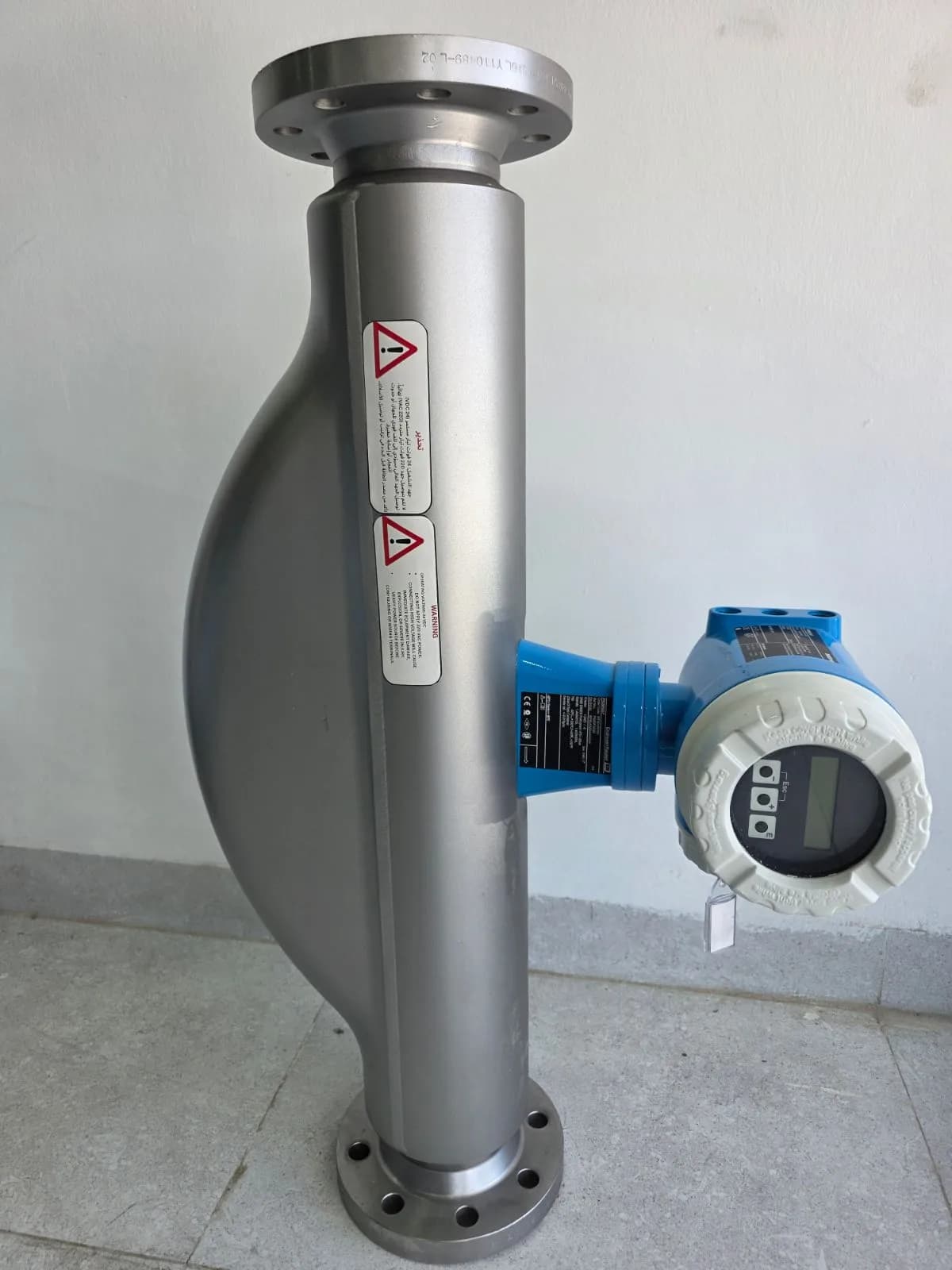 Endress+Hauser Promass 80F Coriolis mass flowmeter — DN 80 · PN 40 (DIN/EN) unit in Barmaan's warehouse