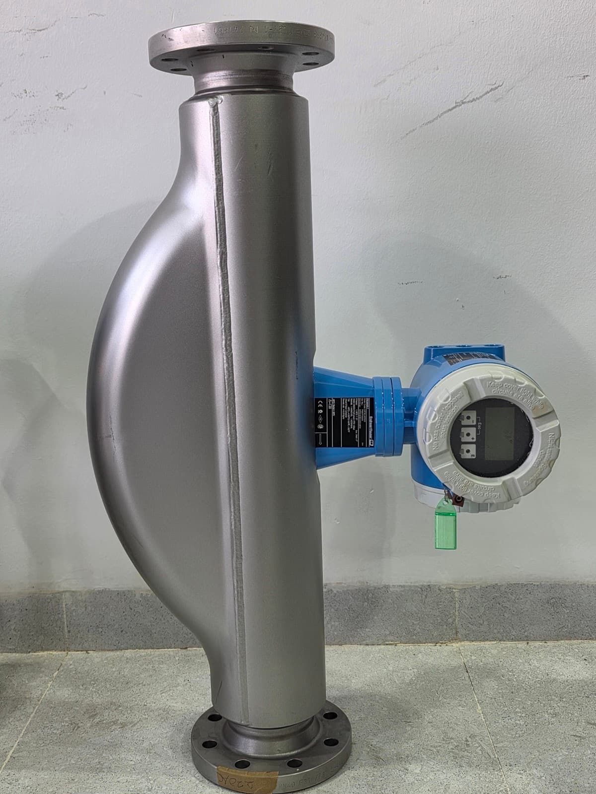 Endress+Hauser Promass 83F80 DN80 Coriolis flowmeter in Barmaan's warehouse, full view