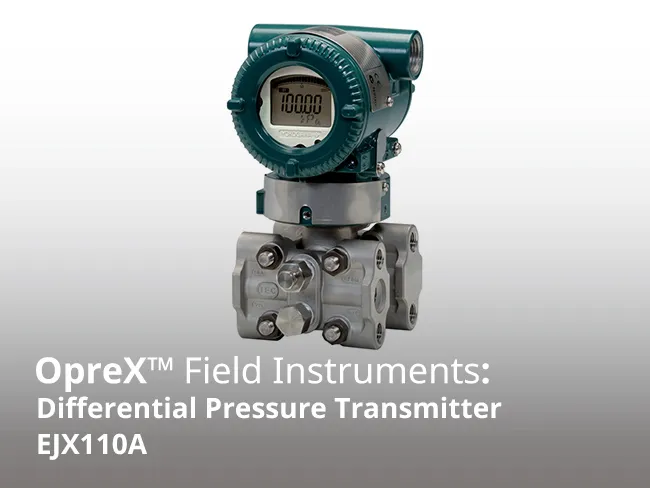 Yokogawa DPharp EJX110A differential pressure transmitter official packshot